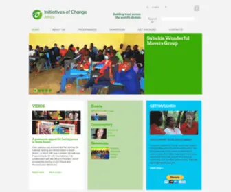 Iofcafrica.org(IofC Panafrica) Screenshot