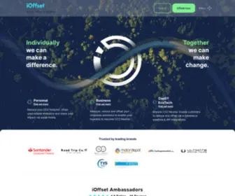Ioffset.io(Offset your personal or business carbon emissions) Screenshot