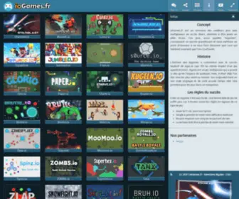 Iogames.fr(Le meilleur des jeux web multijoueur) Screenshot