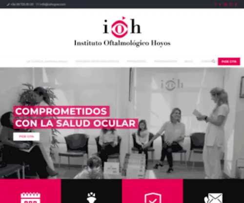 Iohoyos.com(Instituto oftalmológico Hoyos) Screenshot