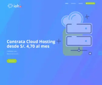 Ioh.pe(Hosting, Dominios y Certificados SSL al mejor precio) Screenshot
