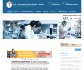 Iojp.org(International Online Journal Publisher) Screenshot