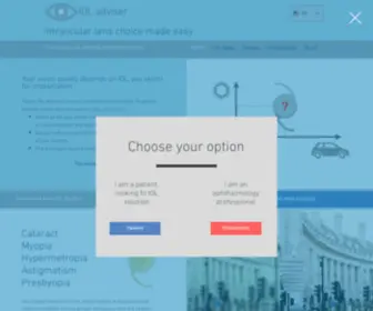 Iol-Adviser.com(Intraocular lens truth) Screenshot