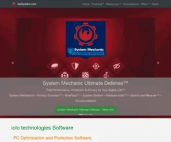 Iolosystem.com(Iolo Technologies System Mechanic software) Screenshot