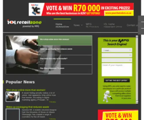 Iolretailzone.co.za(Iolretailzone) Screenshot