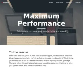 Iomatic.com(Utilities to maximize system performance) Screenshot