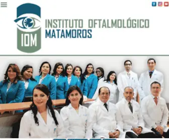 Iom.com.ec(INSTITUTO OFTALMOLOGICO MATAMOROS) Screenshot