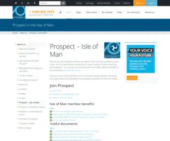 IomGoa.co.uk(Isle of Man Goverment Officers Association) Screenshot