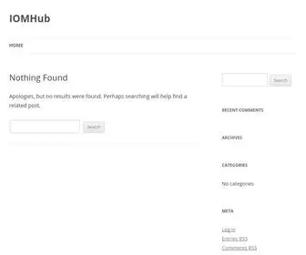 Iomhub.com(IOMHub) Screenshot