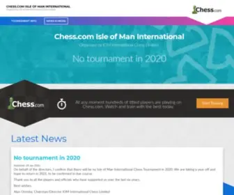 Iominternationalchess.com(Organised by IoM International Chess Limited) Screenshot