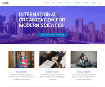 Ioms.online(International Organization for modern sciences join the real chance EDUCATION Education) Screenshot