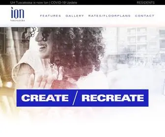 Ion-Tuscaloosa.com(Luxury Student Apartments For Rent Near The University Of Alabama Tuscaloosa) Screenshot