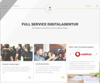 Ion2S.com(Digitalagentur in Darmstadt) Screenshot