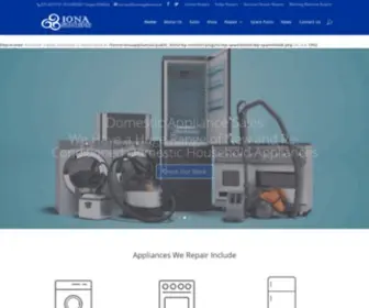 Ionaappliances.ie(Domestic Appliance Repair Cork) Screenshot