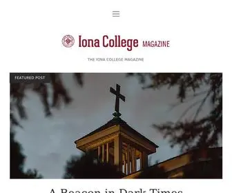 Ionacollegemagazine.com(The Iona College Magazine) Screenshot