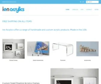 Ionacrylics.com(Ion Acrylics) Screenshot