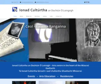 Ionadculturtha.ie(Ionad Culturtha Arts Centre) Screenshot