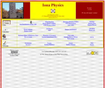 Ionaphysics.org(Iona Physics) Screenshot