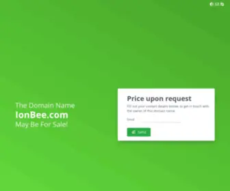 Ionbee.com(Domain name may be for sale) Screenshot