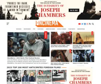 Ioncinema.com(Features daily news) Screenshot