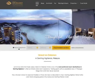 Iondelemenhotels.com(Grand Ion Delemen) Screenshot