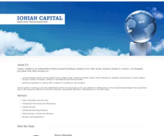 Ionian-Capital.com(Ionian Capital) Screenshot