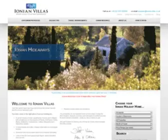 Ionian-Villas.co.uk(Ionian Villas) Screenshot