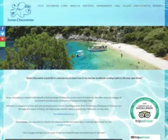 Ioniandiscoveries.com(Ionian discoveries) Screenshot