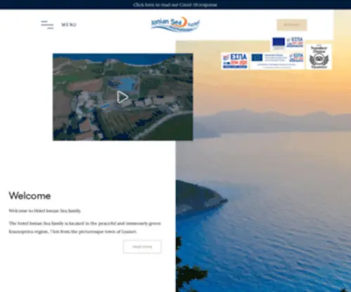 Ionianseahotel.gr(Four Star Hotel in Lixouri of Kefalonia) Screenshot