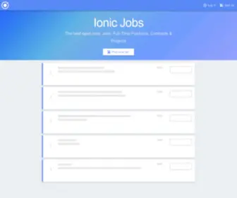 IonicJobs.io(Ionic Jobs) Screenshot