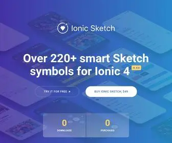 Ionicsketch.com(Ionic Sketch Template) Screenshot