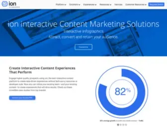 Ioninteractive.com(Ion interactive Content Marketing Solutions) Screenshot
