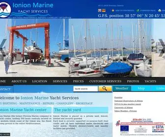 Ionionmarine.com(Ionion Marine Greece) Screenshot