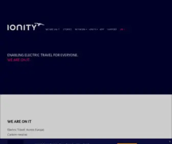 Ionity.eu(Home) Screenshot