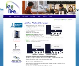 Ionizers.org(AlkaViva Water Ionizers for Clean) Screenshot