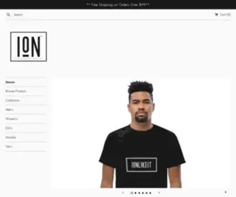 Ionlikeit.com(IoN Clothing Brand) Screenshot