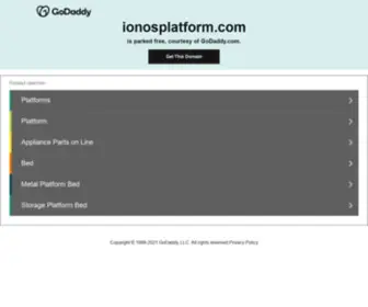 Ionosplatform.com(Ionos) Screenshot