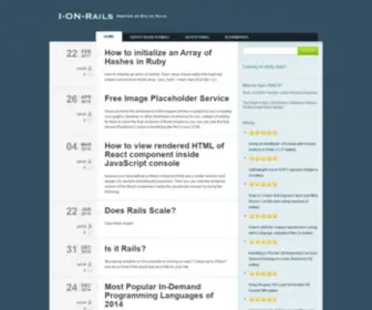 Ionrails.com(I On Rails) Screenshot