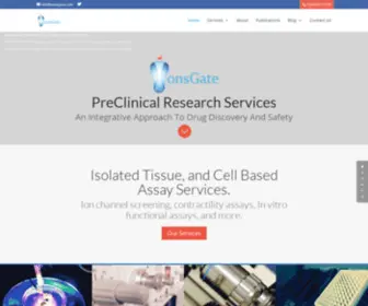 Ionsgate.com(Preclinical Research Services) Screenshot