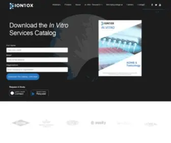Iontox.com(In Vitro ADME) Screenshot