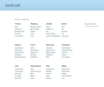 Iooti.net(Dit domein kan te koop zijn) Screenshot