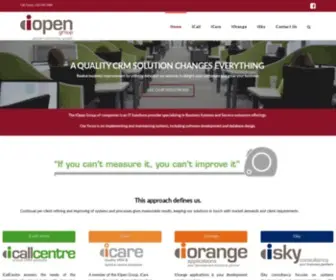 Iopen.co.za(Darkred) Screenshot