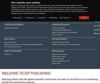 Ioppublishing.org(IOP Publishing) Screenshot