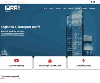 Ioramec-Logistics.eu(Firmă de transport și logistică) Screenshot