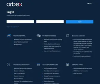 Iorbex.com(Orbex) Screenshot