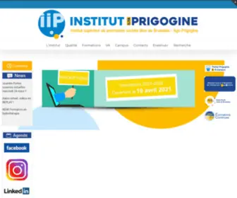 Iort.be(Institut Ilya Prigogine) Screenshot
