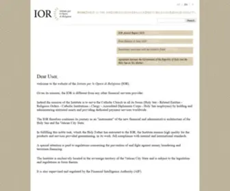 Ior.va(Istituto per le Opere di Religione) Screenshot