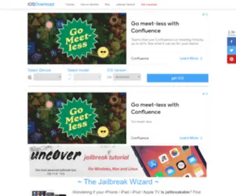 Ios-Download.com(Download any iOS firmware for your iPhone) Screenshot