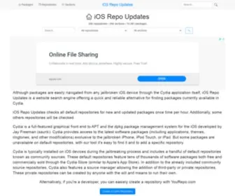Ios-Repo-Updates.com(Cydia iOS Repository Updates for Jailbroken iPhone iPad or iPod) Screenshot