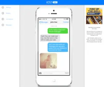 Ios7Text.com(Fake iPhone iOS7 Text Messages) Screenshot
